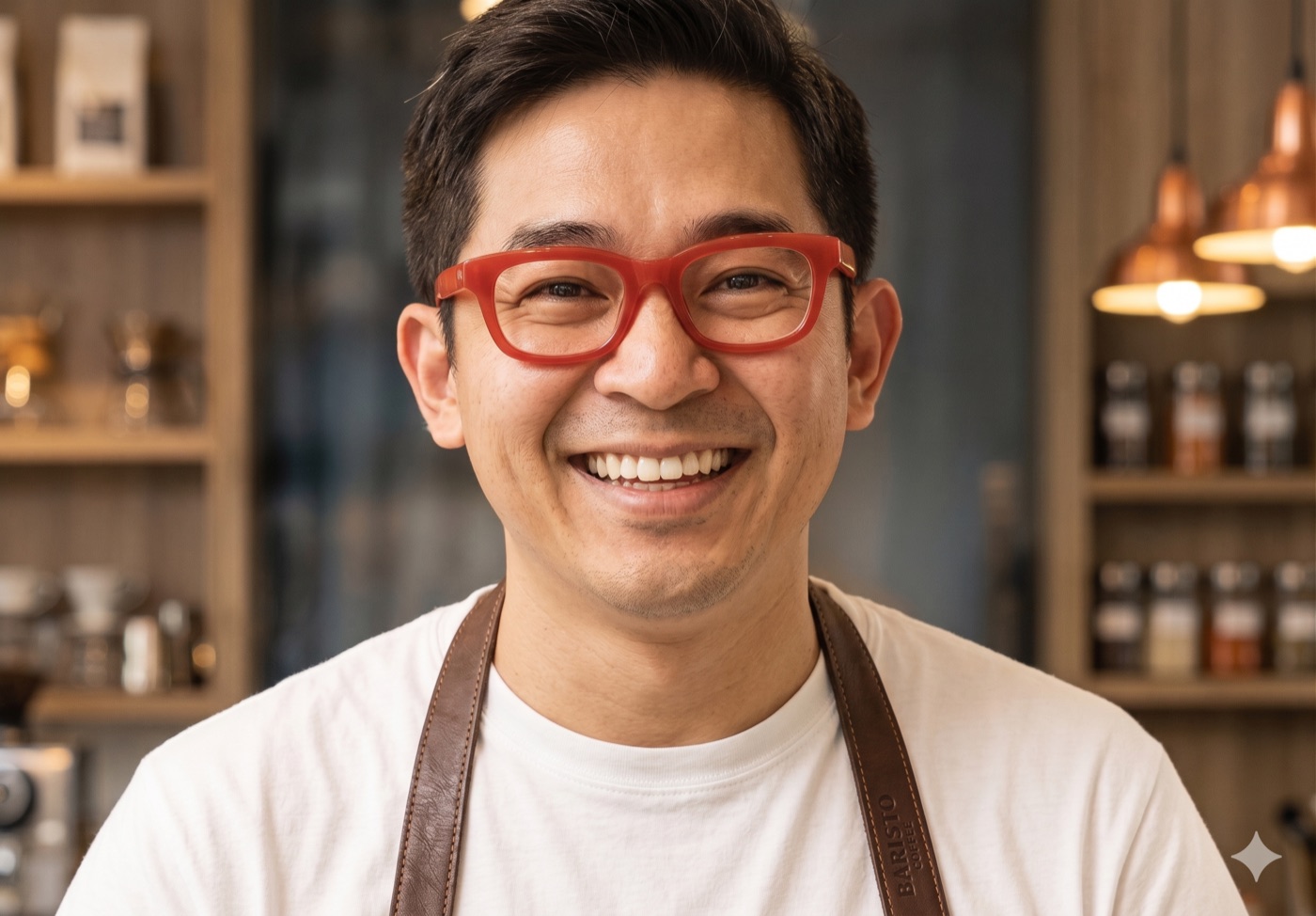 笑顔のスターライトバーガー店長